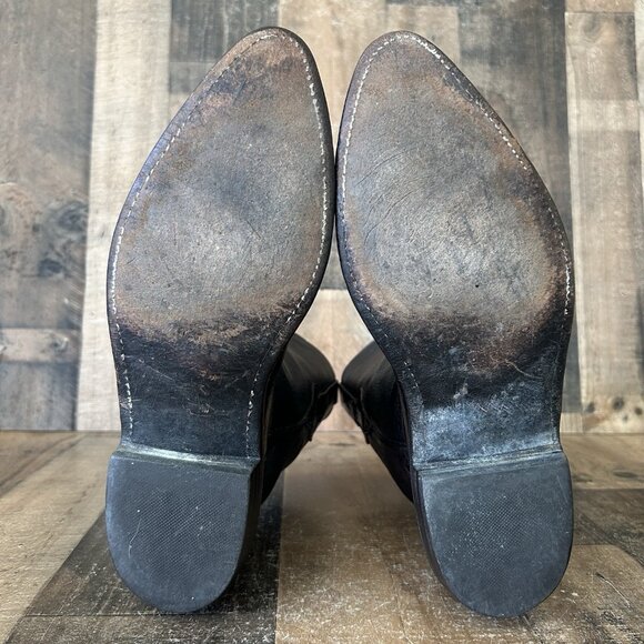 Lucchese Classics Handmade L350029 Black Cherry Roper Cowboy Boots Mens 10.5 D - Picture 3 of 12